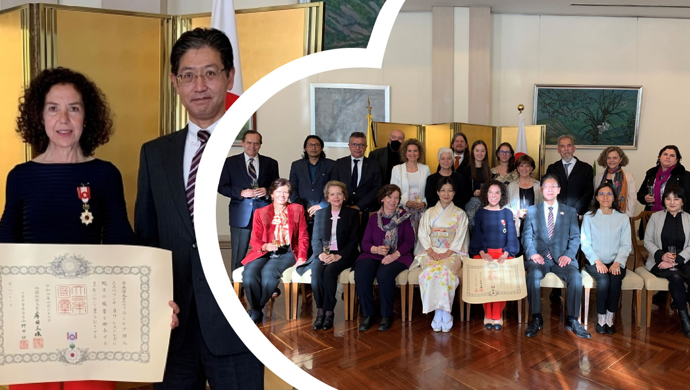 Por contribución al diseño ambiental, docente de la UNAL recibe condecoración del Gobierno de Japón