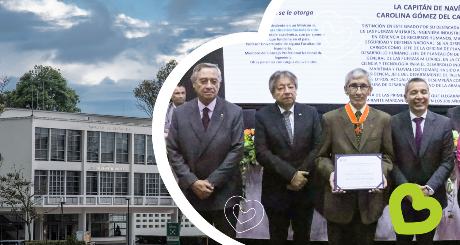 Ministerio de Transporte concedió Orden al Mérito Julio Garavito a profesor Emérito de la Facultad de Ingeniería