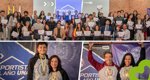 UNAL Sede Bogotá premió el talento deportivo de sus estudiantes y funcionarios