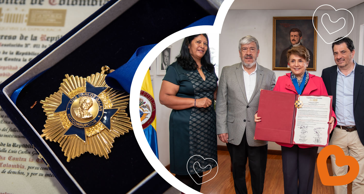 UNAL recibió medalla “Luis Carlos Galán de Lucha Contra la Corrupción” del Congreso de la República